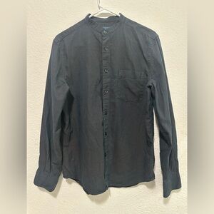 Perry Ellis Men's Long Sleeve Button-Up Shirt Size M